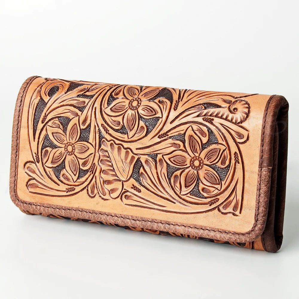 American Darling Hand Tooled Leather Wallet