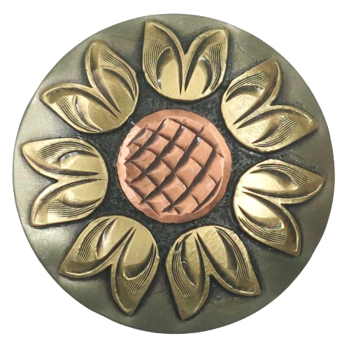 Angus Silversmiths Concho Set of 6 - 01130