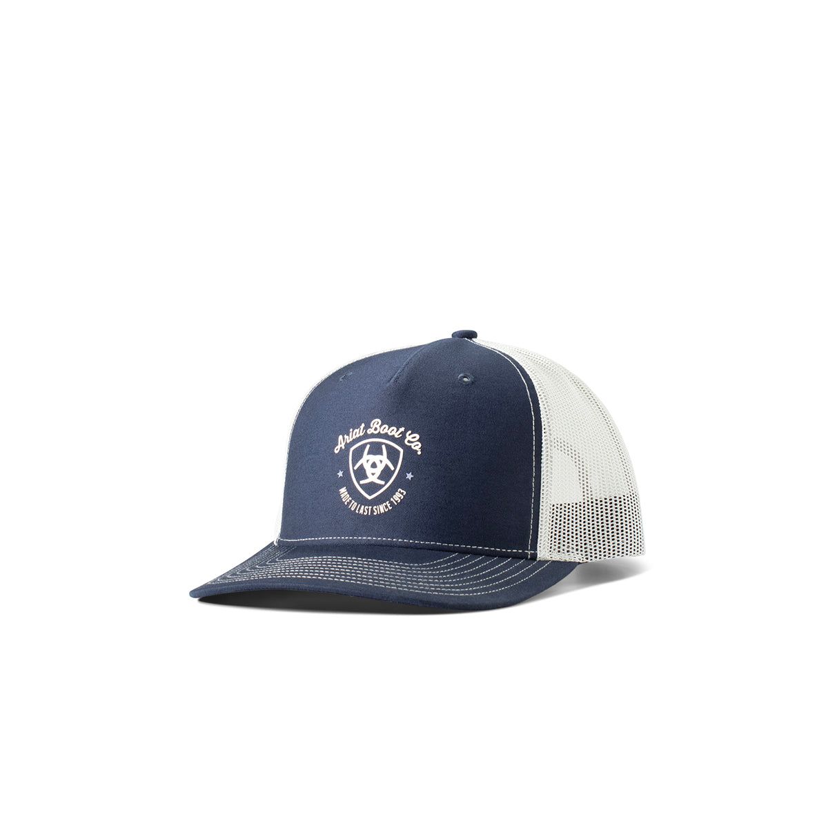 Ariat Men's Printed Logo Snapback Cap - Navy