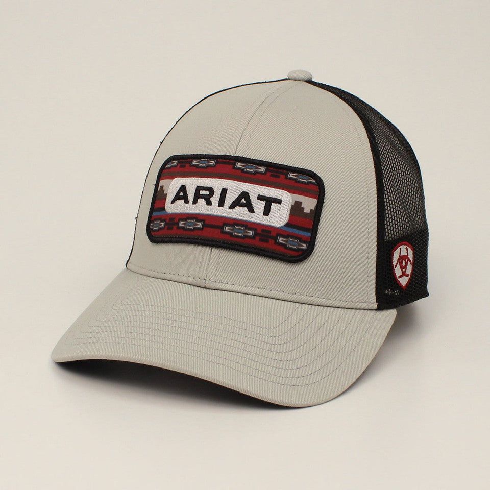 Ariat Mens SB Southwest Patch Cap Grey