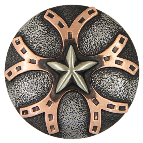 Angus Silversmiths Concho Set of 6 - 00529