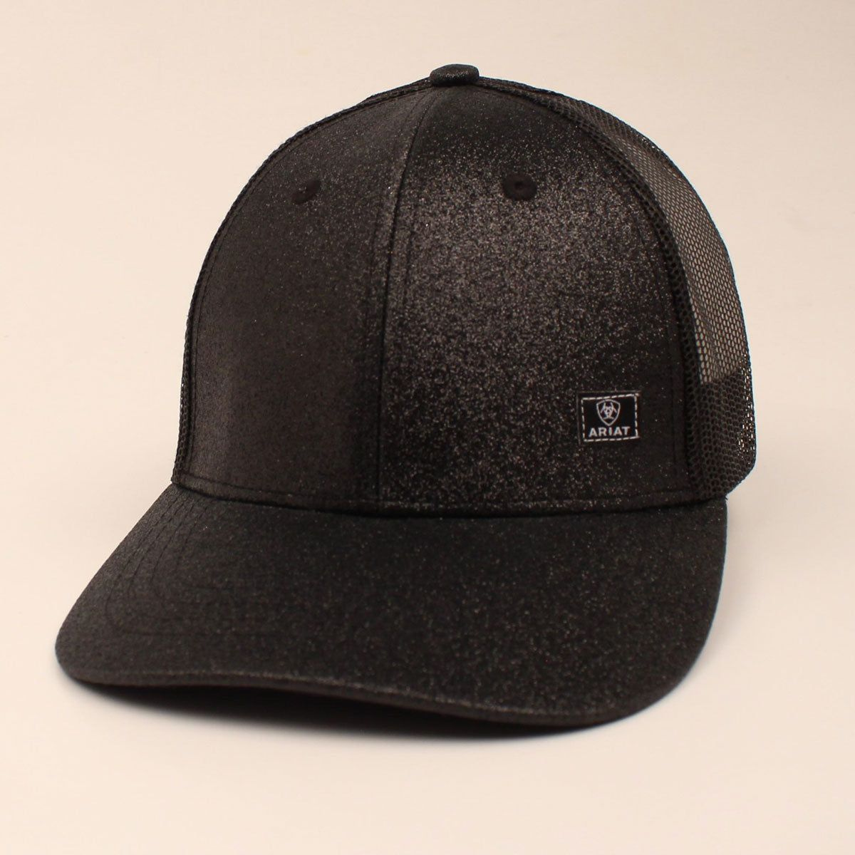 Ariat Ladies Black Messy Bun Glitter Cap