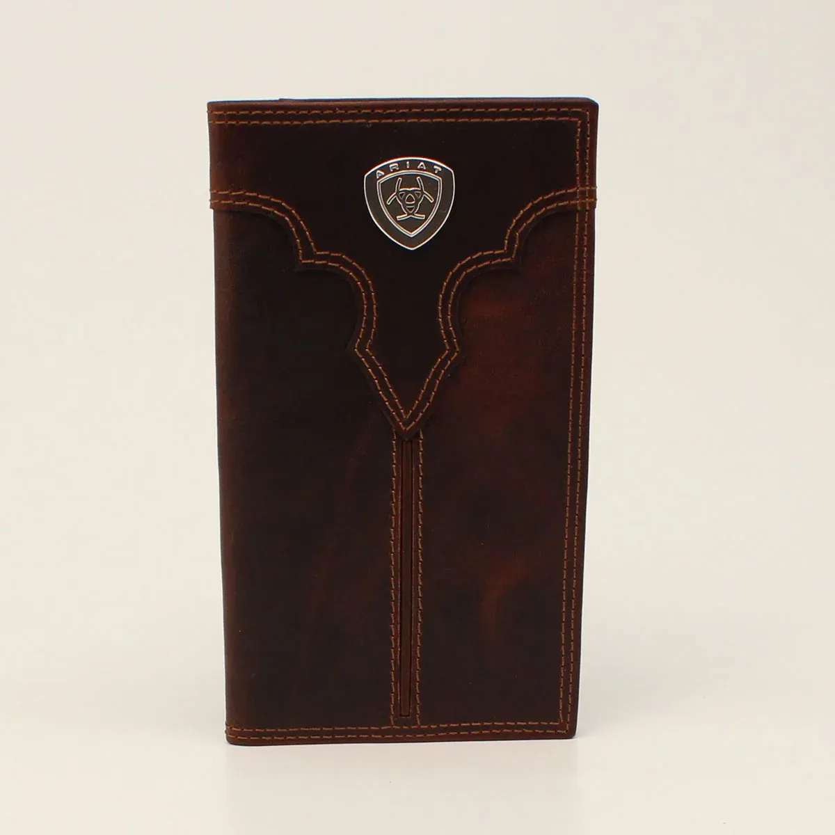 Ariat Men's Center Bump Shield Rodeo Wallet - Brown