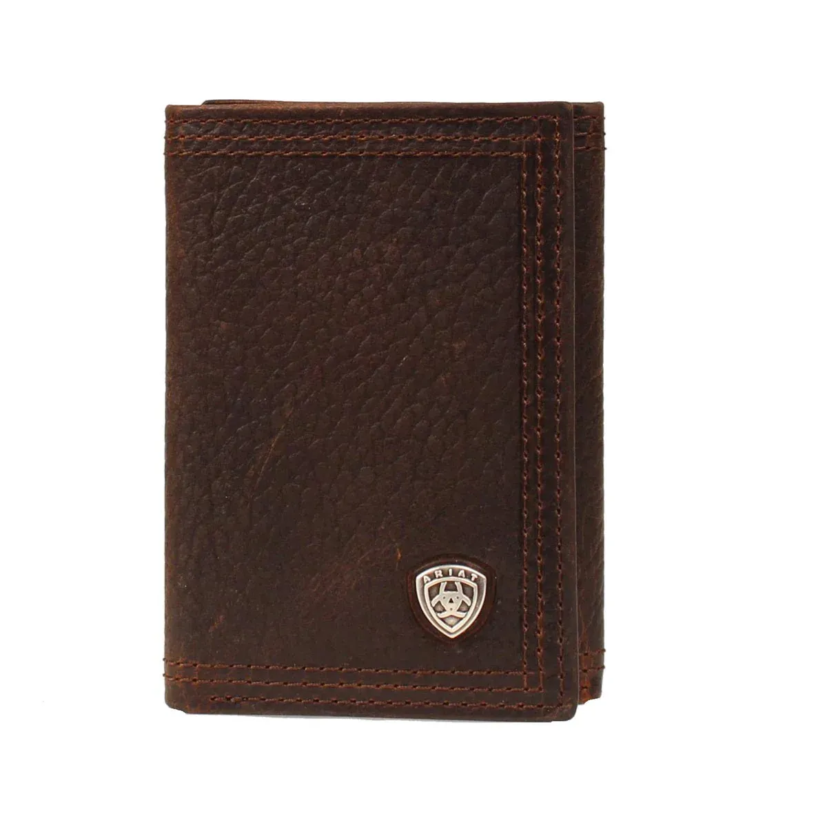 Ariat Men's Performance Work Trifold Wallet - Dark Copper