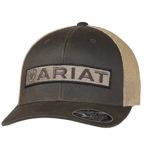Ariat Men's Snapback Flexfit 110 Long Logo Cap - Brown