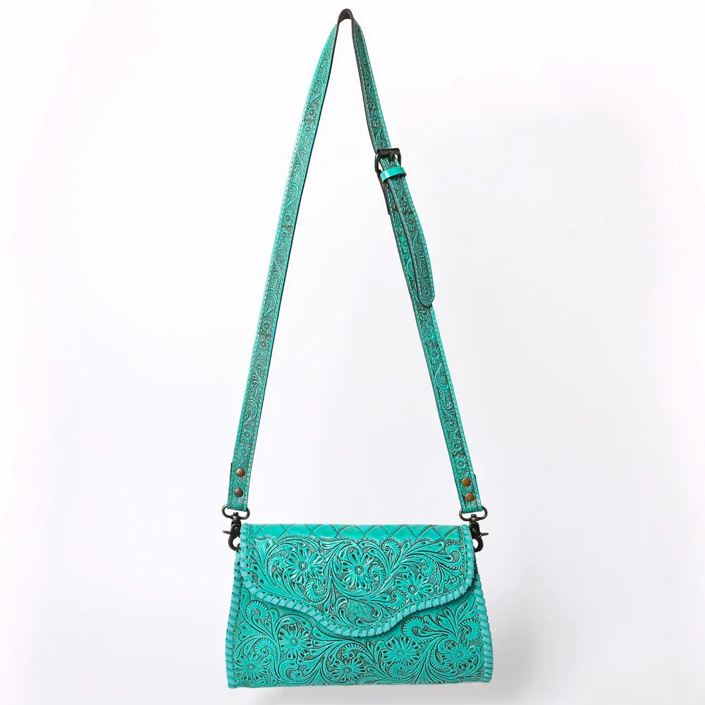 American Darling Leather Purse - Turquoise-2