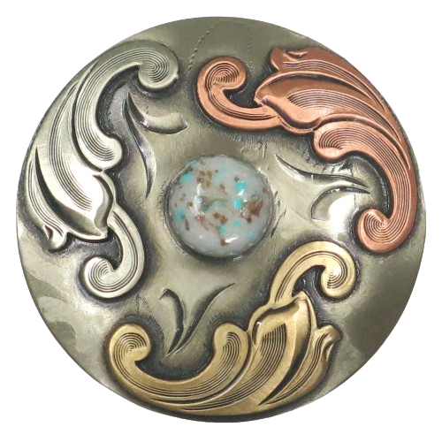 Angus Silversmiths Concho Set of 6 - 01154