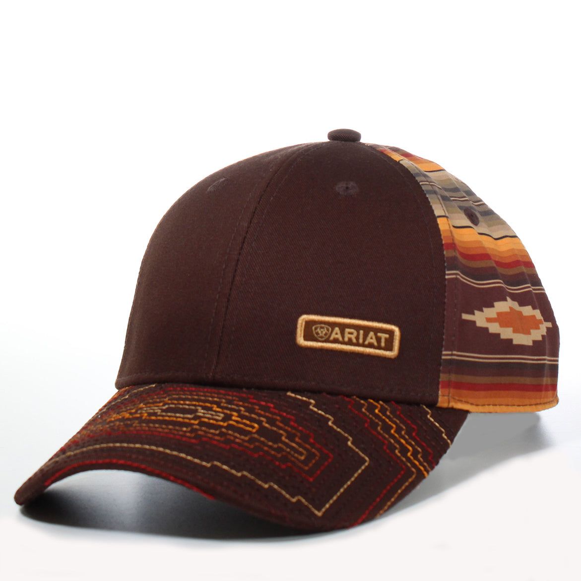 Ariat Ladies Southwest Ball Cap - Brown