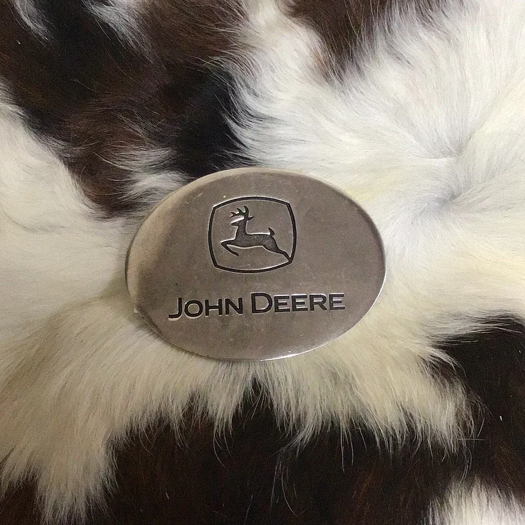 Attitude Buckle - John Deere Large Silver