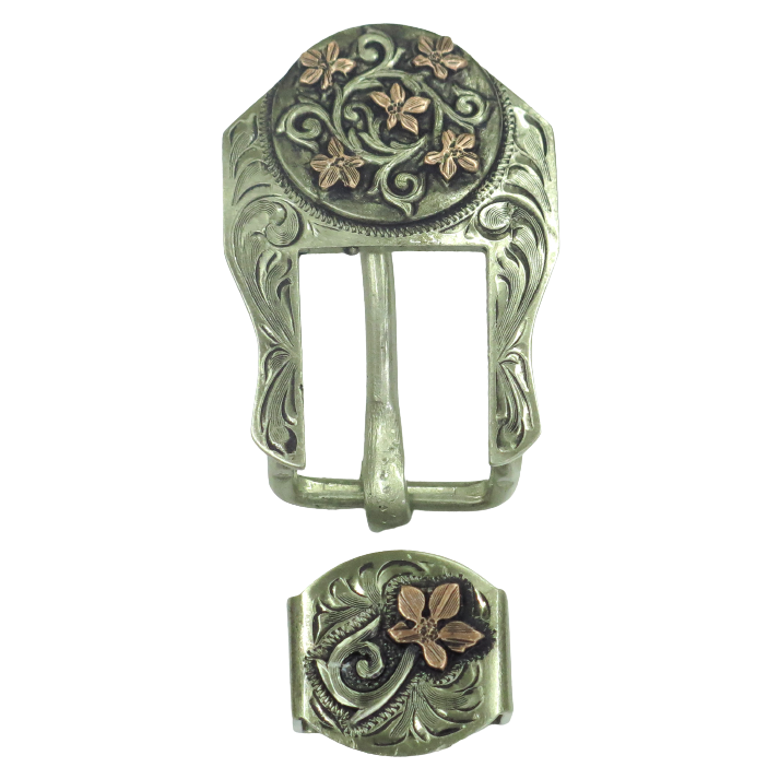 Angus Silversmiths Buckle Set-AC296