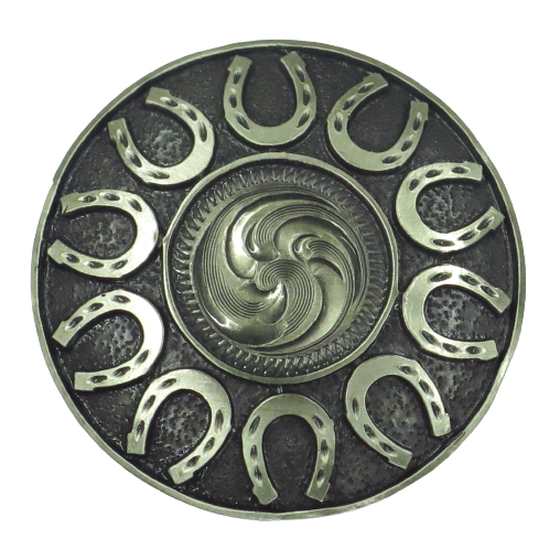 Angus Silversmiths Concho Set of 6 - 00897