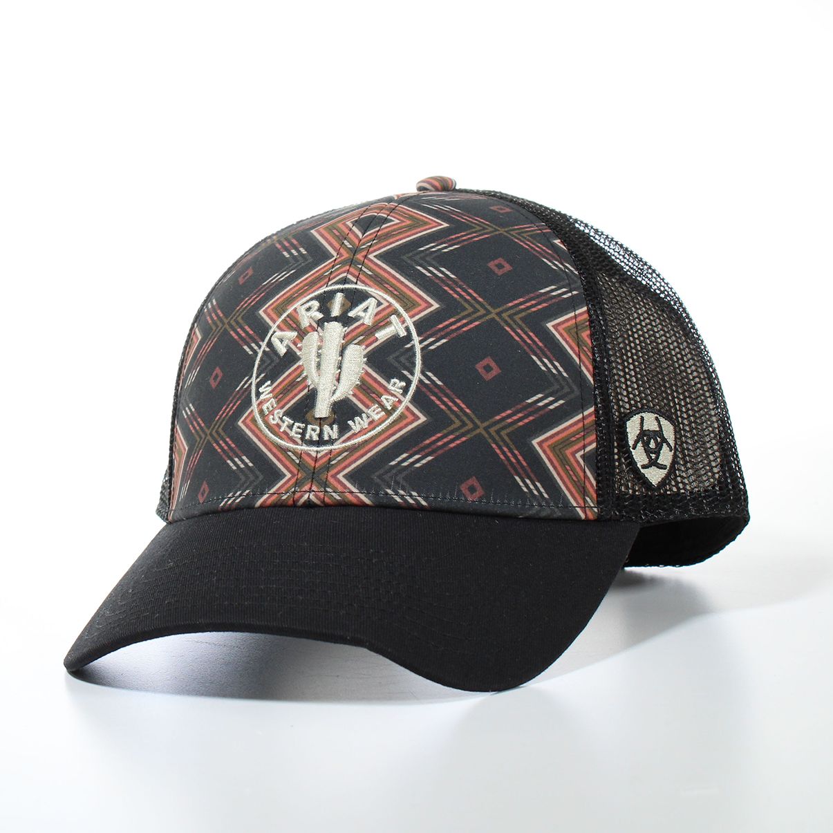 Ariat Ladies Southwestern Cactus Cap - Black
