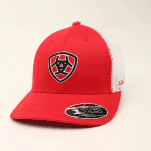 Ariat Men's Cap Red w/Ariat Signature Logo