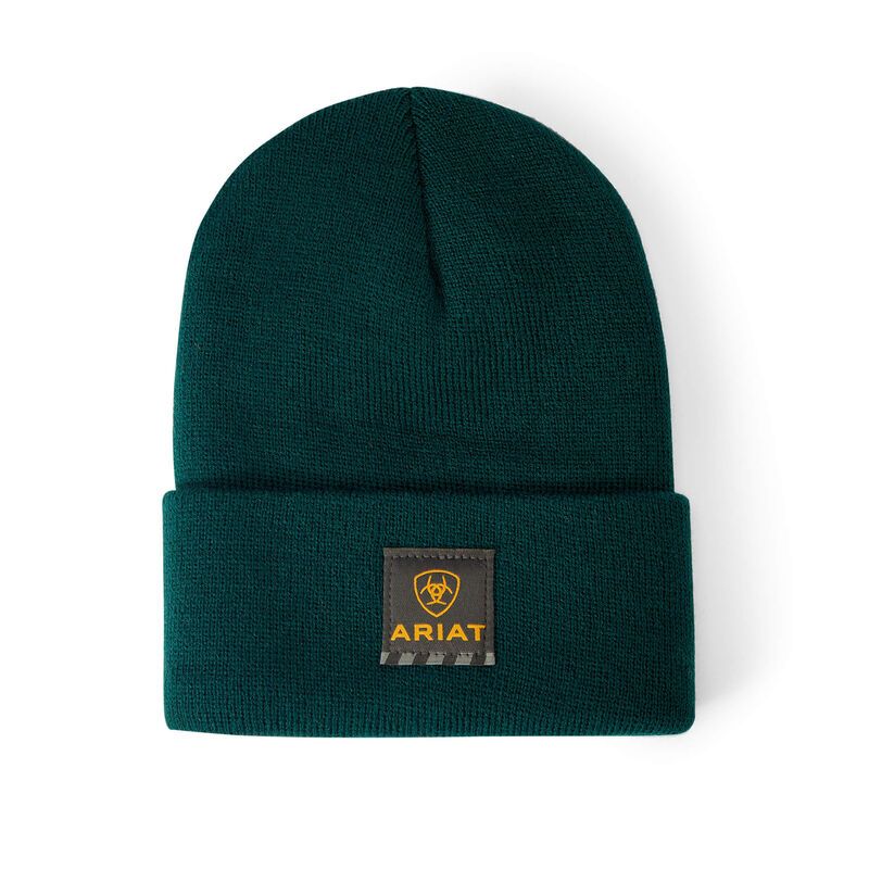 Ariat Mens Rebar Watch Cap Dark Green