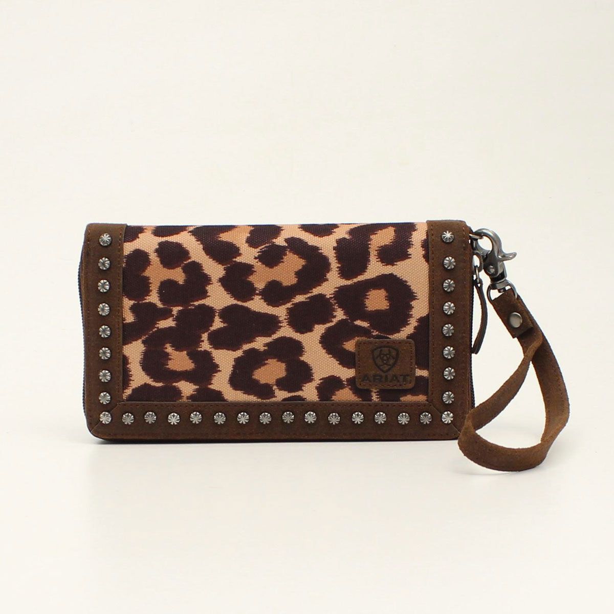 Ariat Women's Cruiser Matcher Leopard Clutch - Brown