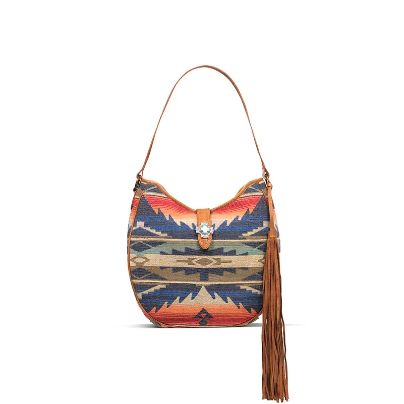 Ariat Women's Wynonna Style Conceal Carry Hobo Bag - Multicoloured