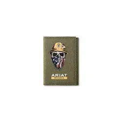 Ariat Work Trifold Wallet- Dark Green
