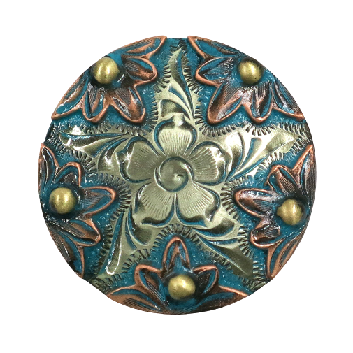 Angus Silversmiths Concho Set of 6 - 00130