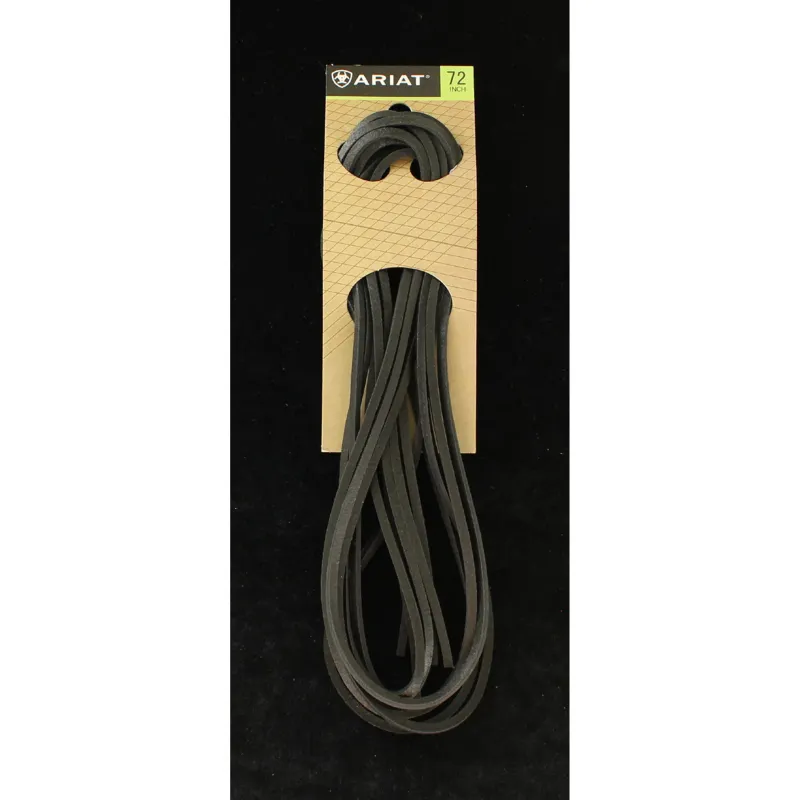 Ariat Black Leather Laces - 72"