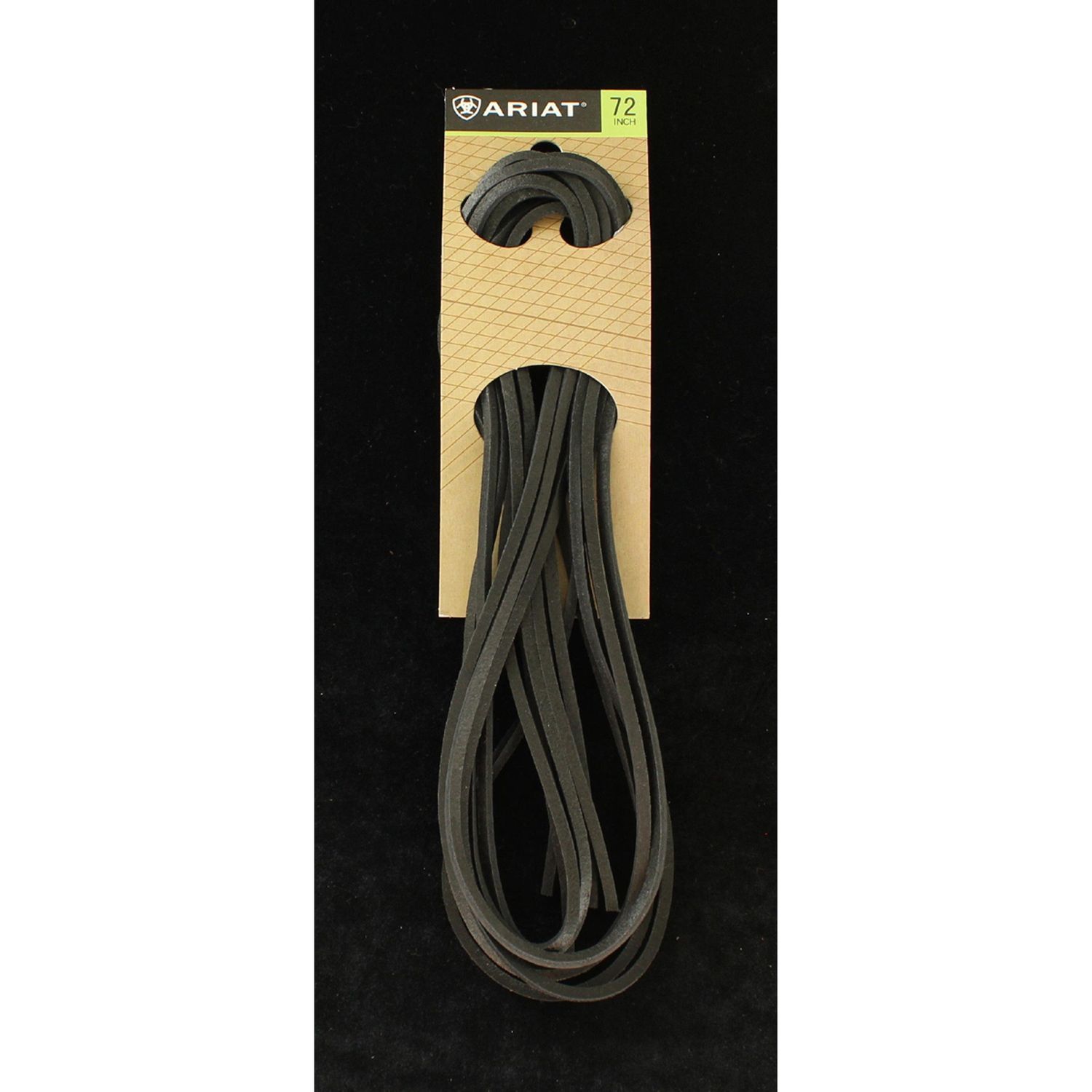 Ariat Black Leather Laces - 72"