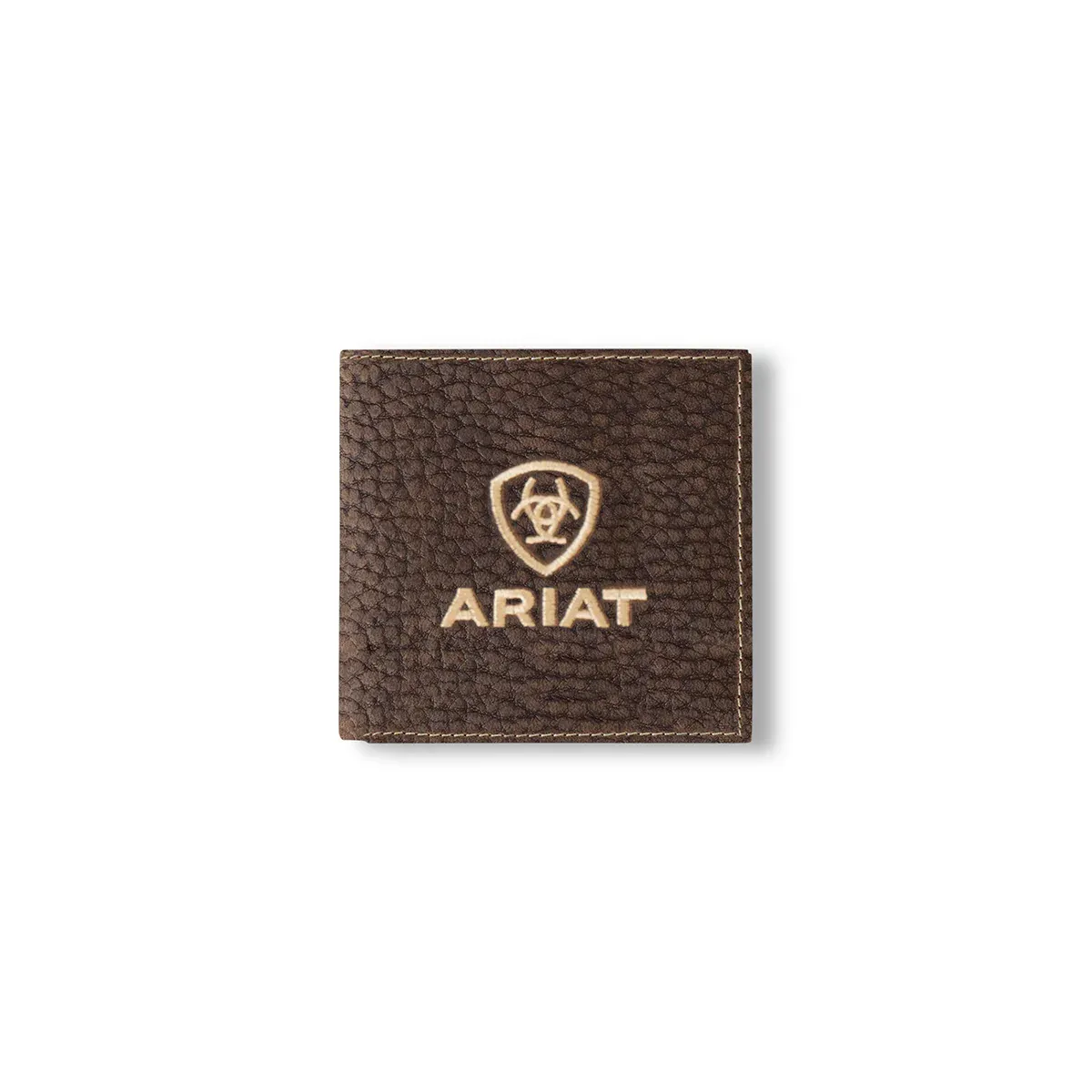 Ariat Men's Large Bullhide Logo Bifold Wallet - Brown