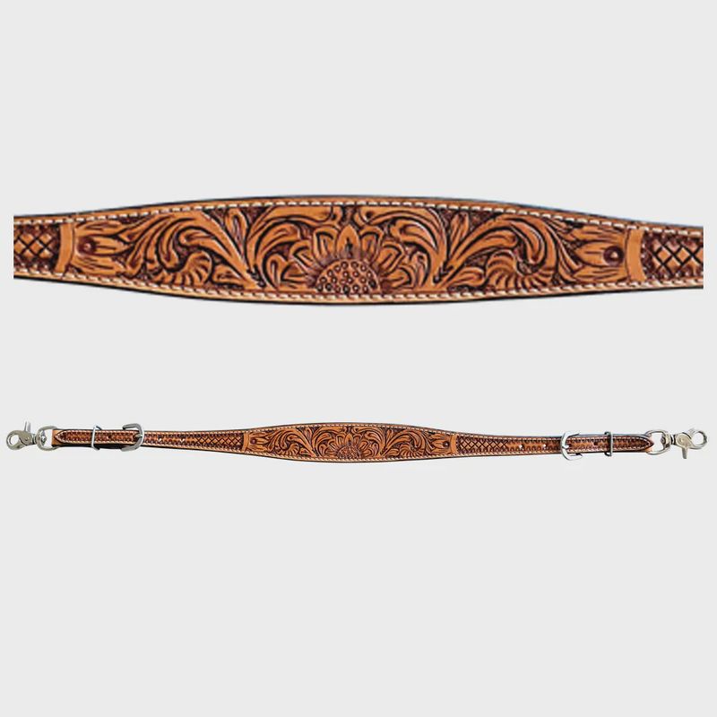 Bar H BER269-Western Leather Wither Straps