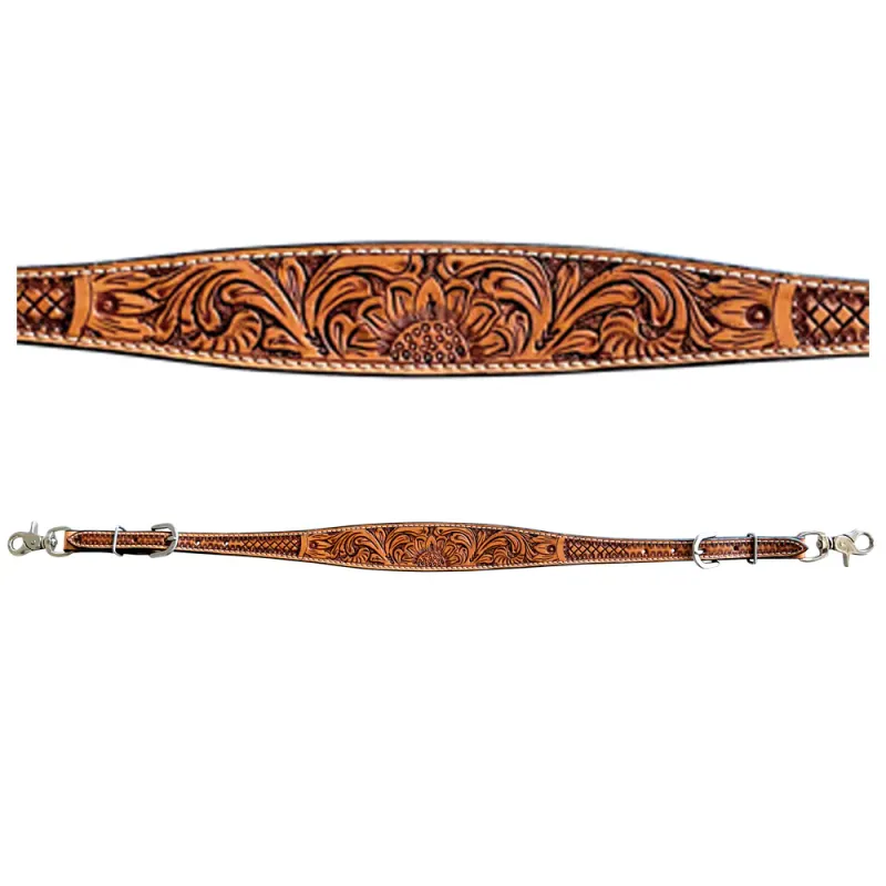 Bar H BER269-Western Leather Wither Straps