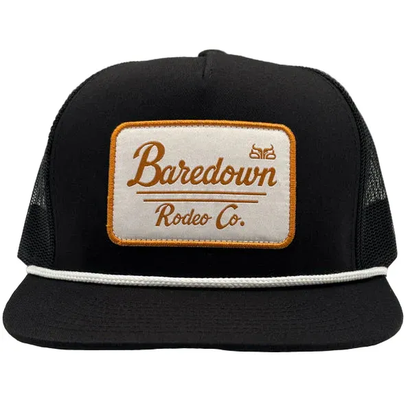 Baredown Brand 2.0 Flat Rodeo Co- Black/Gold