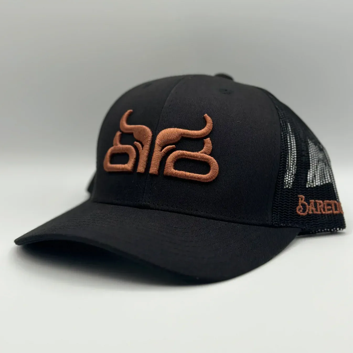 Baredown Brand Buckskin Black &amp; Copper-Curved