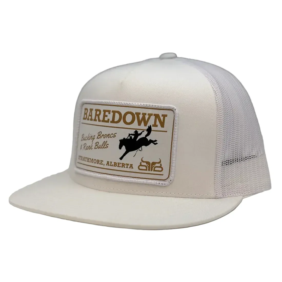 Baredown Brand Nails Flat Cap - White