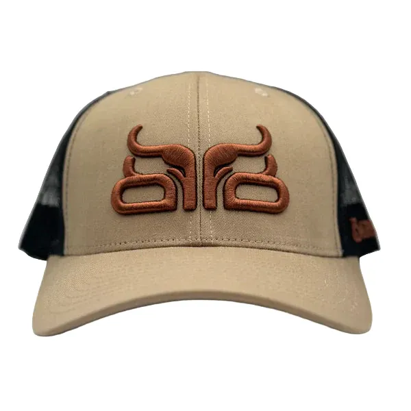Baredown Hickory Curved Cap - Khaki/Brown