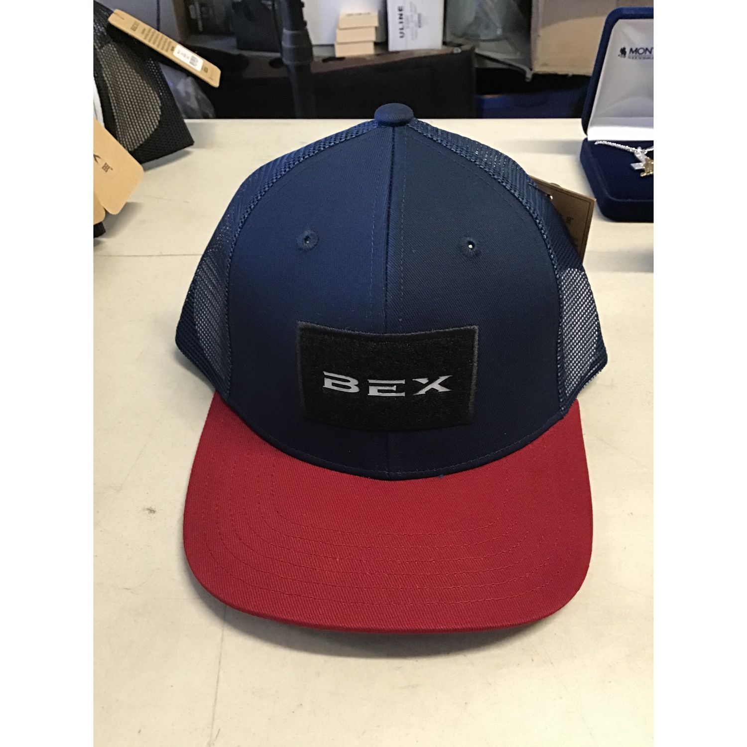 BEX Stickem Navy/Red Cap