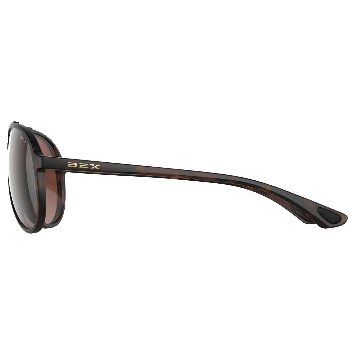 BEX Wesley Lite Sunglasses - Tortoise Brown/Brown/Silver