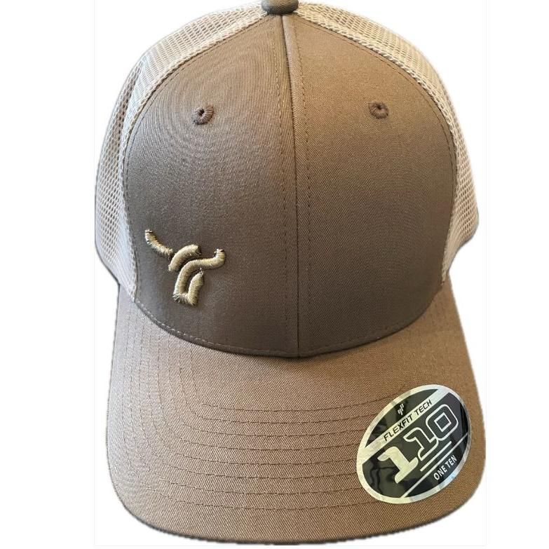 B8 Ranch Apparel 110 Flexfit Snapback with Small Logo - Light brown/Tan
