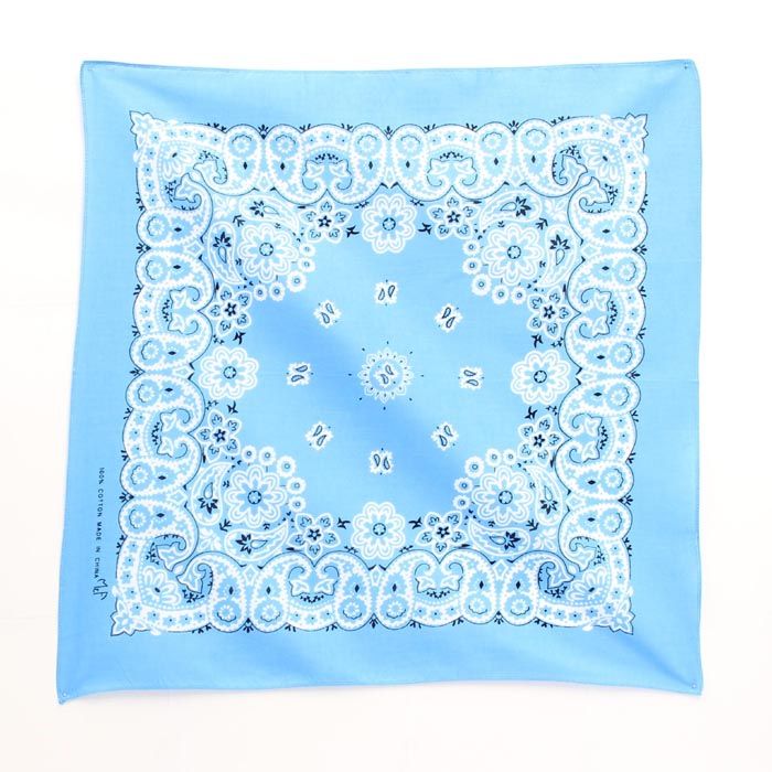 Bandanas Traditional 21x21 Light Blue