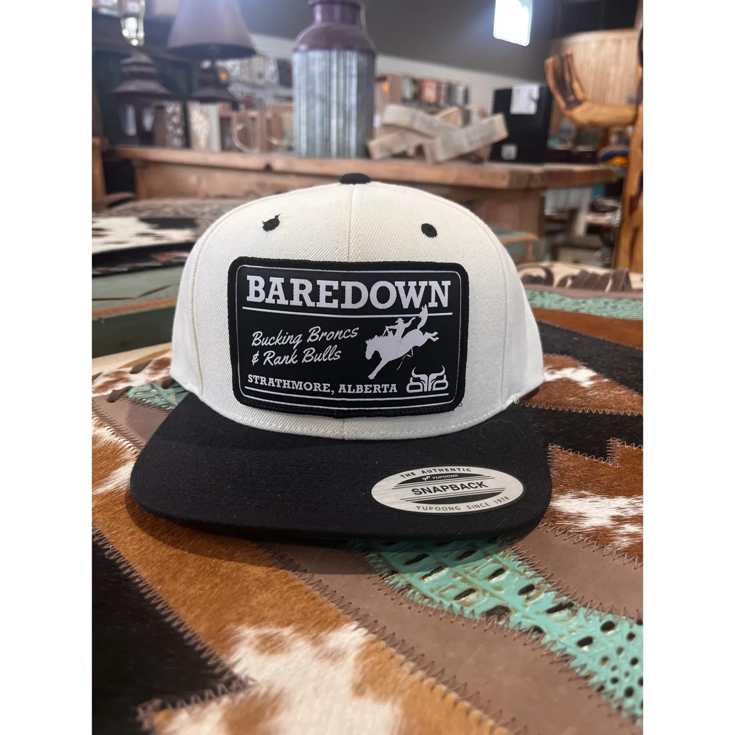 Baredown Brand Bronc/Bull Cream/Black