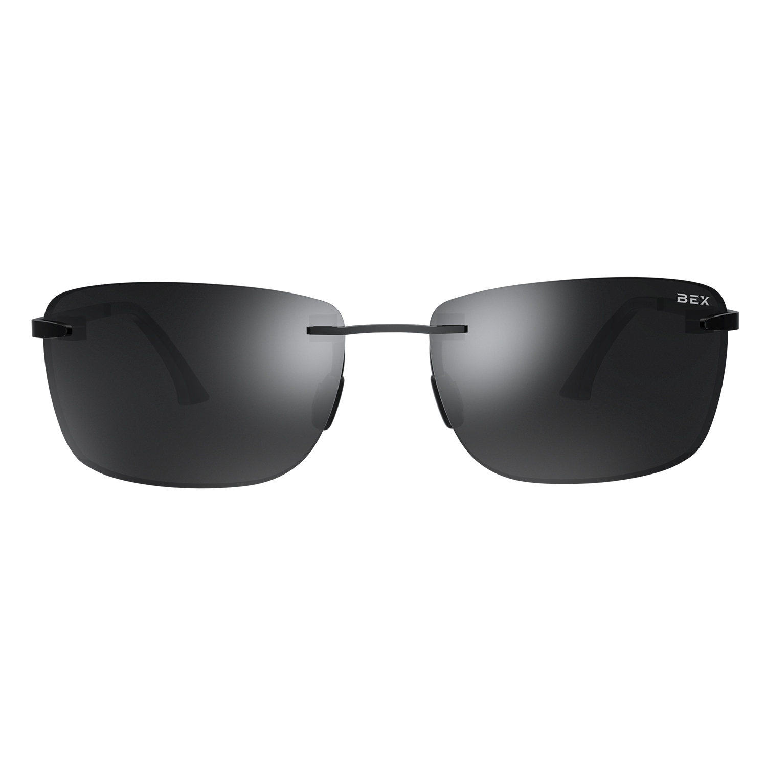 Bex Legolas Sunglasses - Black/Gray (Silver Flash)