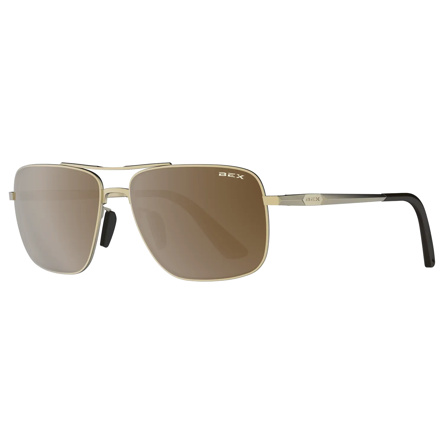 BEX Sunglasses PORTER Matte Gold/Brown