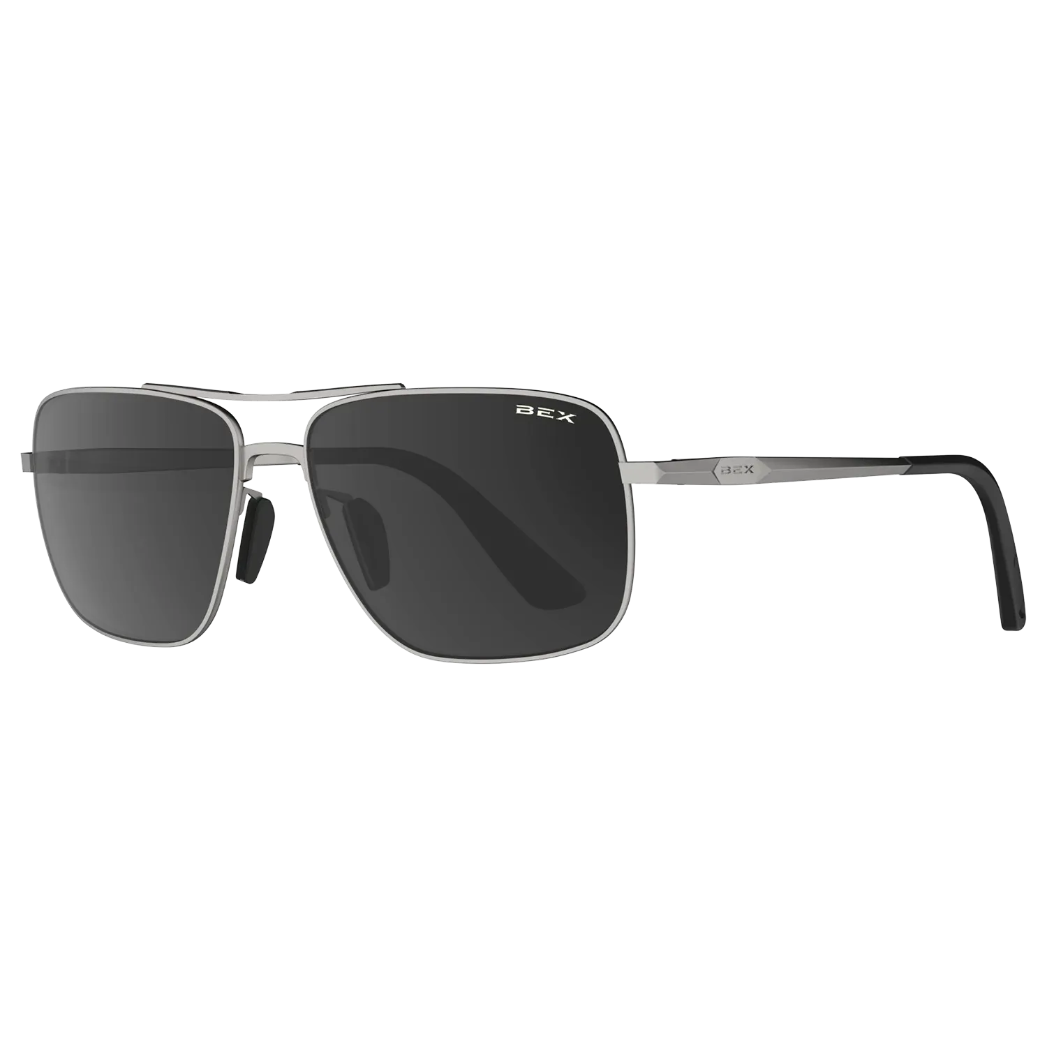 BEX Sunglasses PORTER Matte Silver/Grey