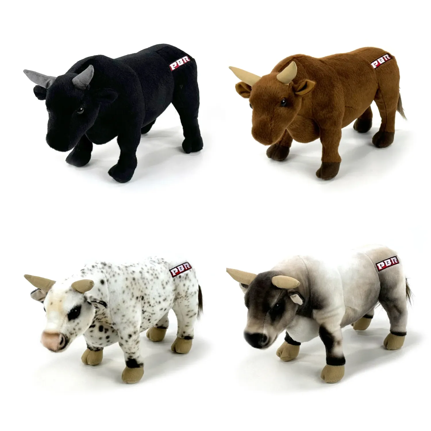 Big Country Toys PBR Plush Bulls-Black