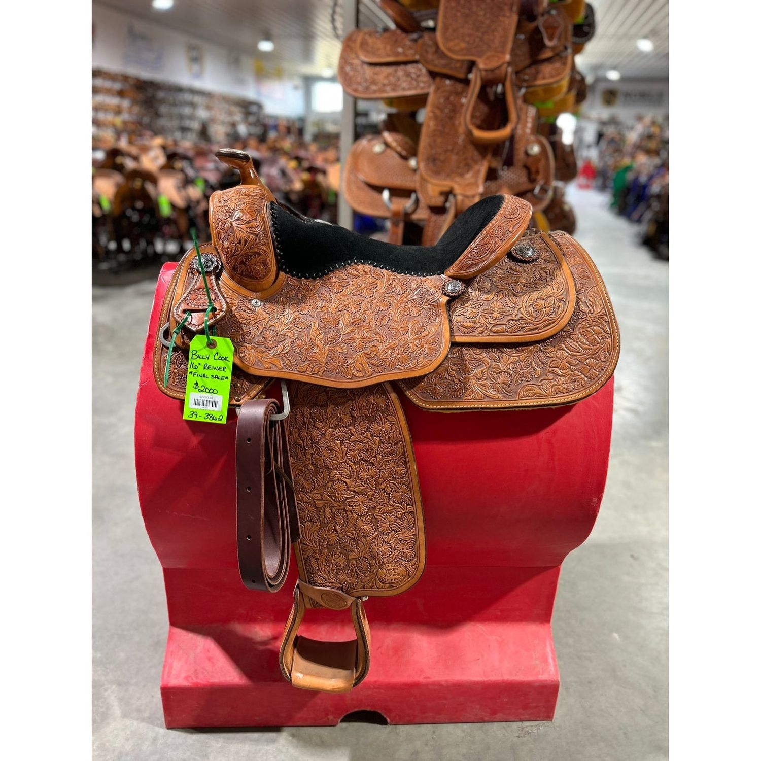 Billy Cook 16" Reining Saddle - FINAL SALE - 39-3862