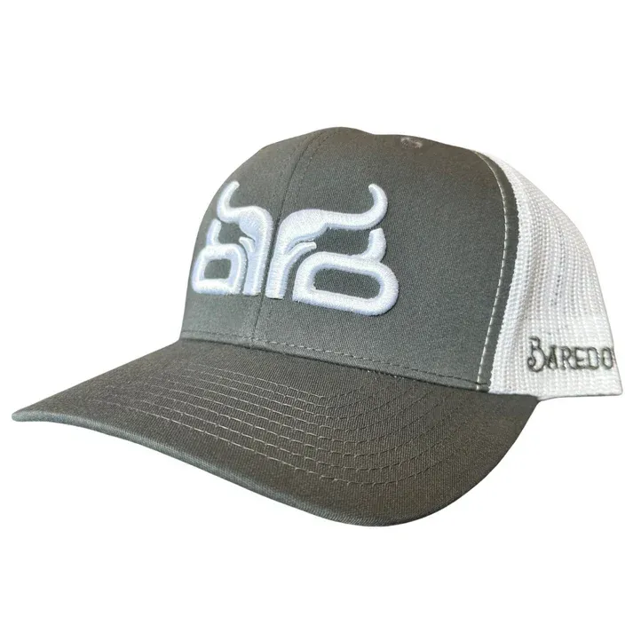 Baredown Brand 112 Hat-Grey/White
