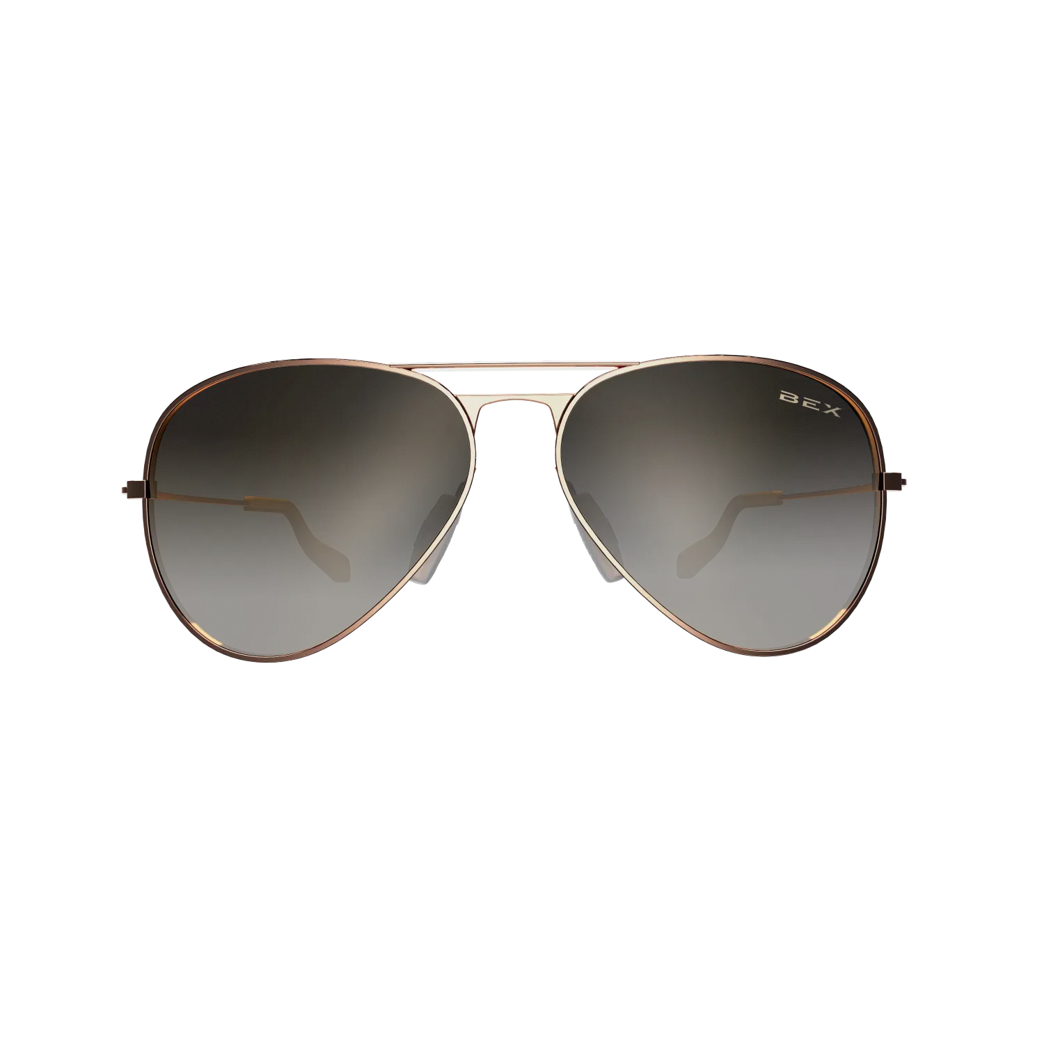 BEX WESLEY Sunglasses - Rose Gold/Brown