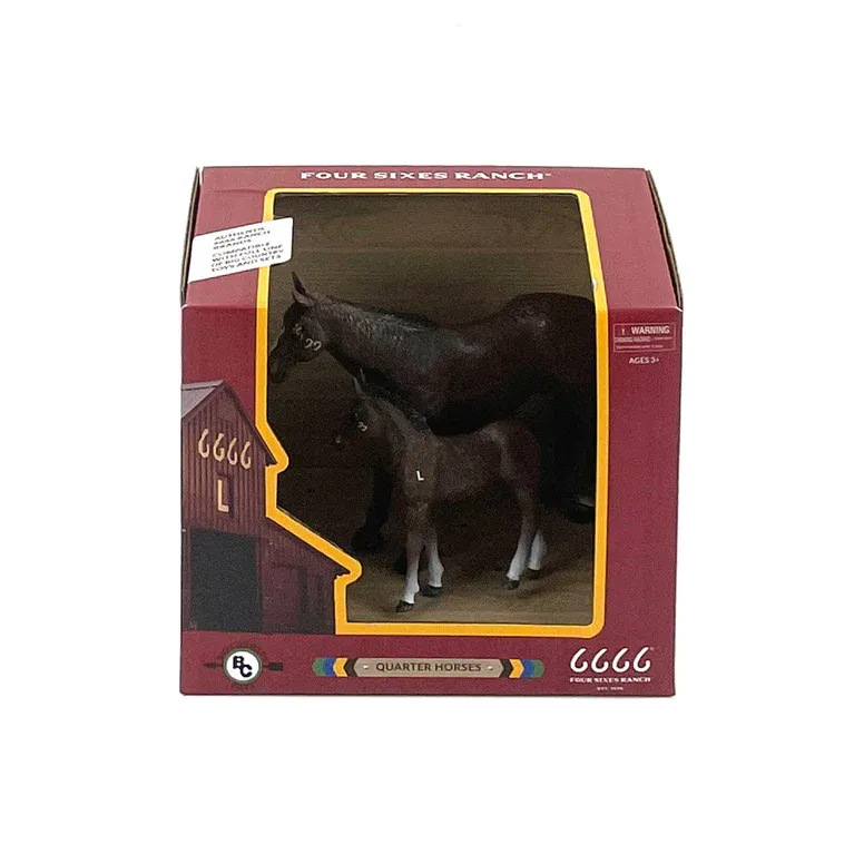 Big Country Four Sixes Ranch Quarter Horse Mare &amp; Colt