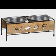 Black Label Wooden Plate Diner Woof 1 PT - 429-07686