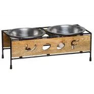 Black Label Wooden Plate Diner Woof 1 PT - 429-07686
