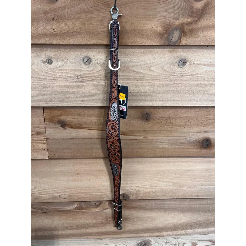 Bar H BER349-Western Leather Wither Straps