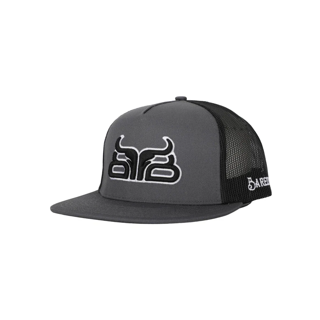 Baredown Brand Flat Brahman-Grey/Black
