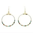 Beaded Hoop Earrings