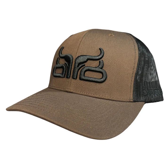 Baredown Brand Youth Curved Brangus- Brown/Black